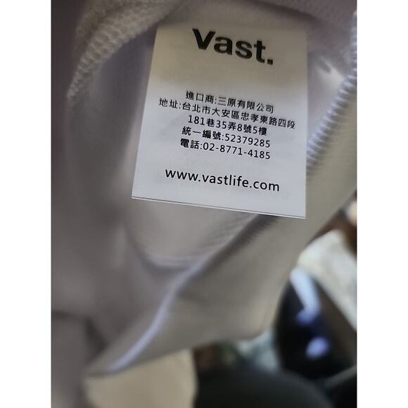 Vast White Crewneck Sweatshirt Medium Nwt New Surf Lifestyle A129 Excellent New - Picture 7 of 9